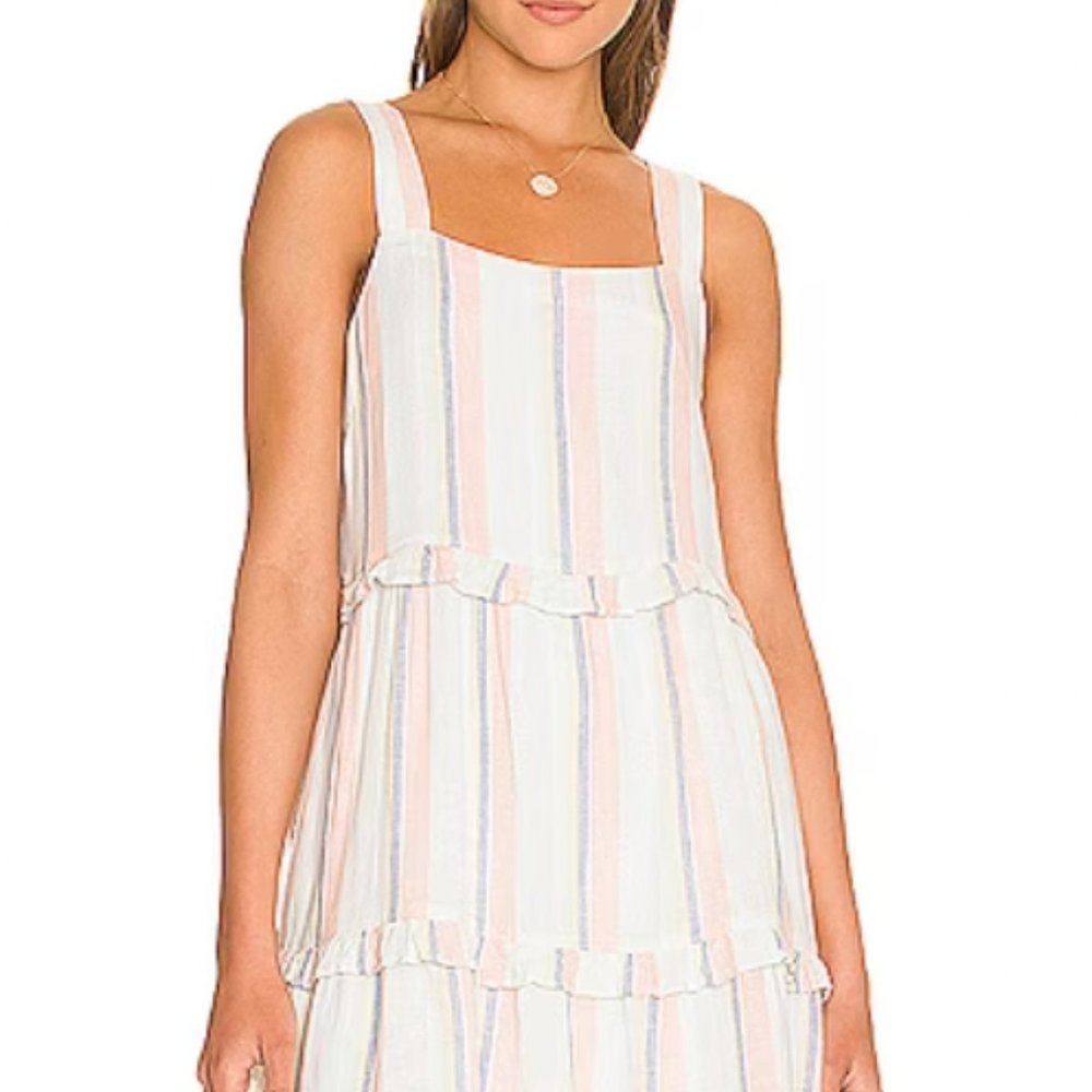 Rails Sunday Tank Dress Pastel Multicolor